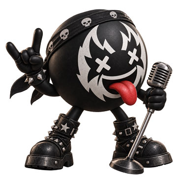 Morty, el personaje de Cadaver Lab Verona, cantando en el karaoke